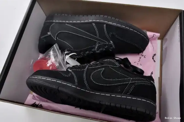 Bmlin Shoes Phantom Low DM7866-001 OG Air x 1 Scott Black Travis Jordan 0530